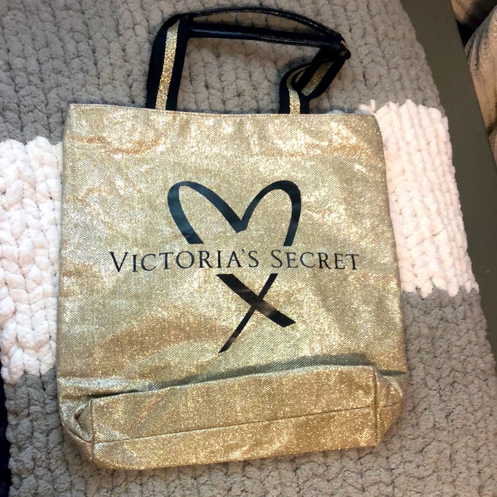 Limited Edition Victoria's Secret Gold Tote